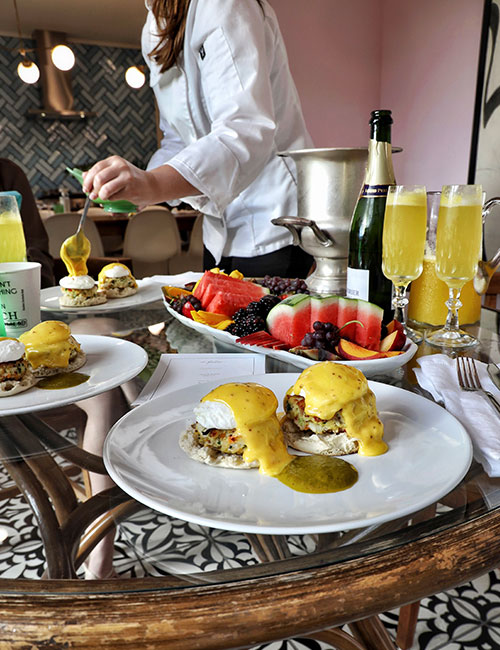 private chef at the frenchie boutique hotel in round top texas